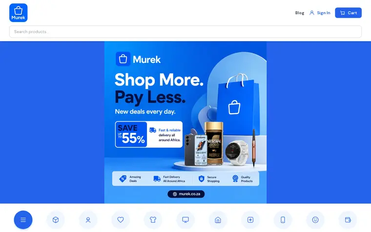 The Murek website as it looks today